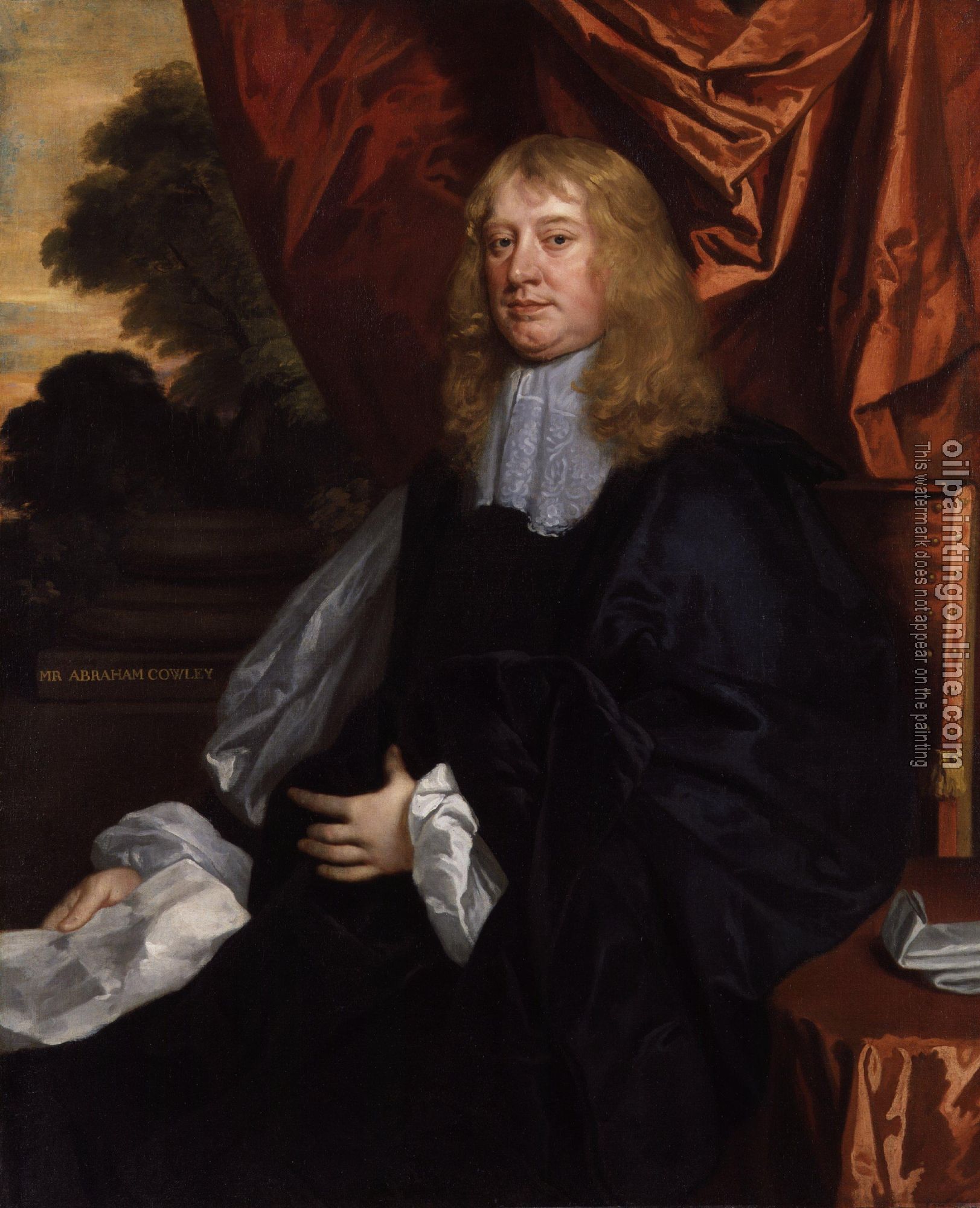 Sir Peter Lely - Abraham Cowley